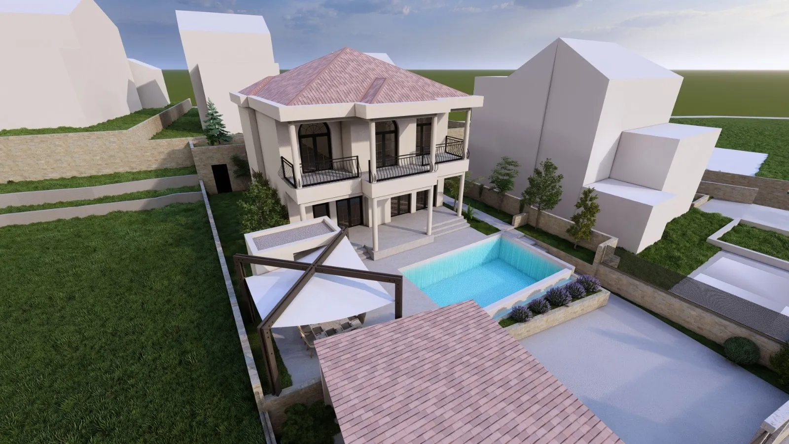 Zemljište, 470m2, Brač-Milna, Osibova interijer